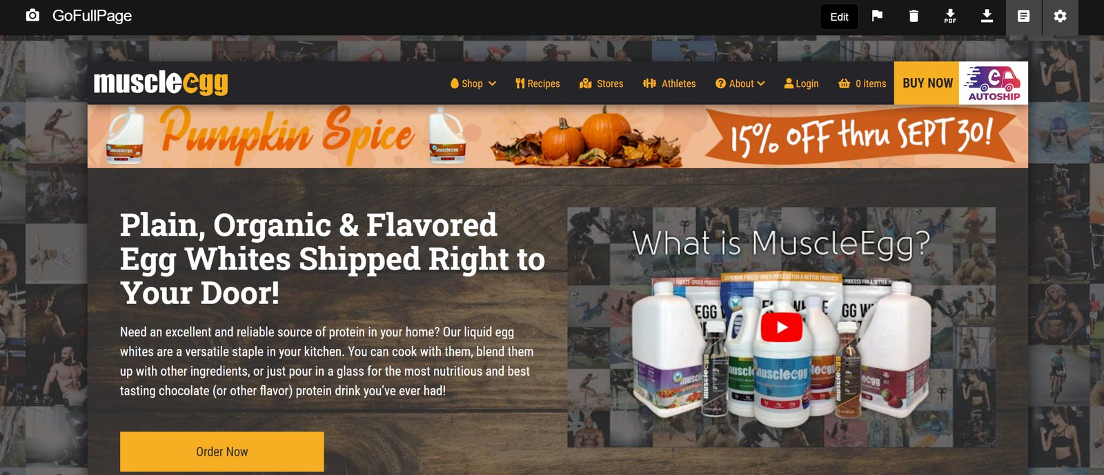 MuscleEgg portfolio image